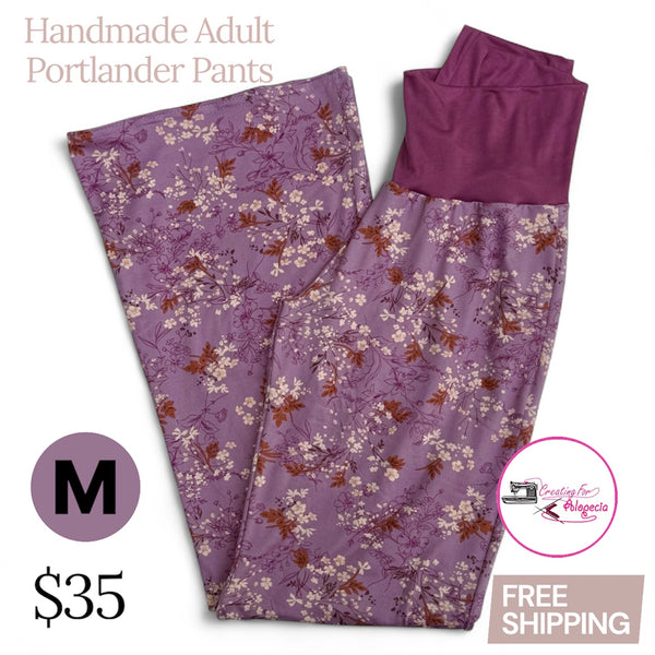Women’s Foral Pants Large & Medium