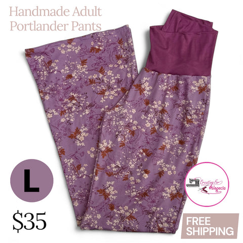 Women’s Foral Pants Large & Medium