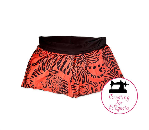 Women's Tiger Print Shorts