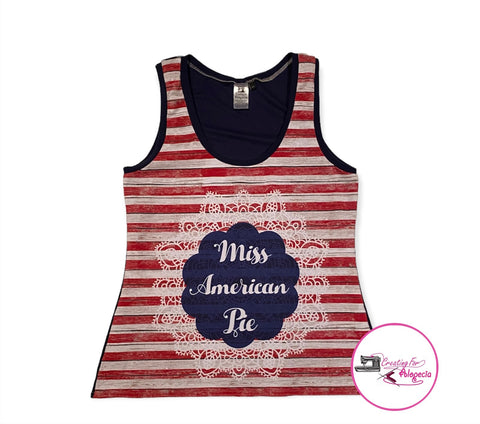 Women's "Miss American Pie" Tank Top